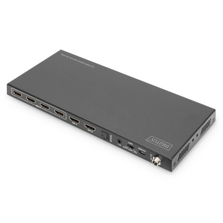 Przełącznik/Matrix Hdmi 4/2-Porty 4K 60Hz Uhd Hdr Hdcp 2.2 Edid Audio Z Pilotem
