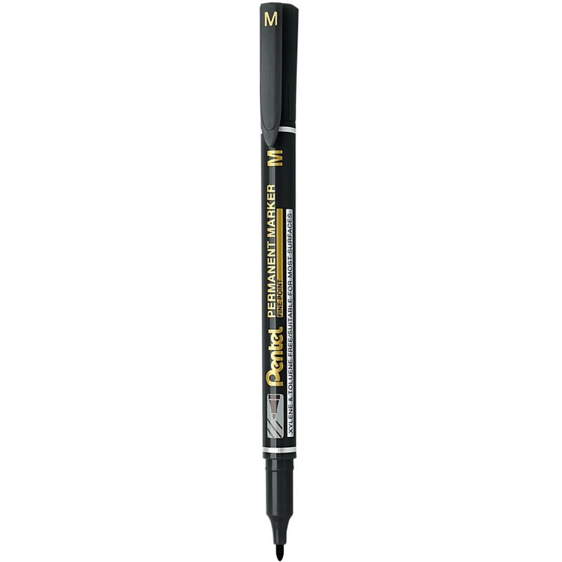 Foliopis Permanentny Pentel Nm470 M 1.0Mm Czarny