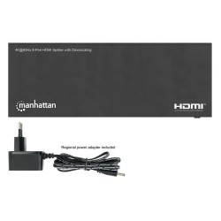 Manhattan 4K60Hz 8-Portowy Rozdzielacz Hdmi Ze Skalowaniem W Dół