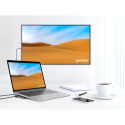 Manhattan Stacja Dokująca 12-W-1 4K 1Xhdmi 2Xdp 3Xusb-A