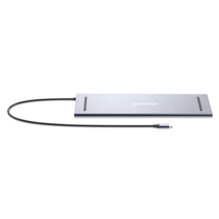 Manhattan Stacja Dokująca 12-W-1 4K 1Xhdmi 2Xdp 3Xusb-A