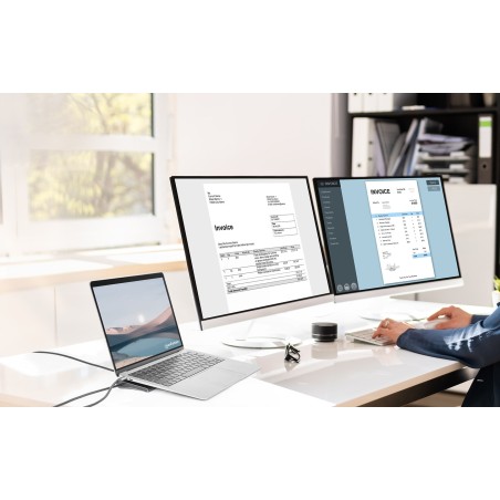 Manhattan Stacja Dokująca 12-W-1 4K 1Xhdmi 2Xdp 3Xusb-A