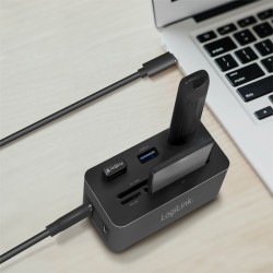 Logilink Stacja Dokująca Usb 3.2 (G1) Hdmi, 10-Portowa, Pd4