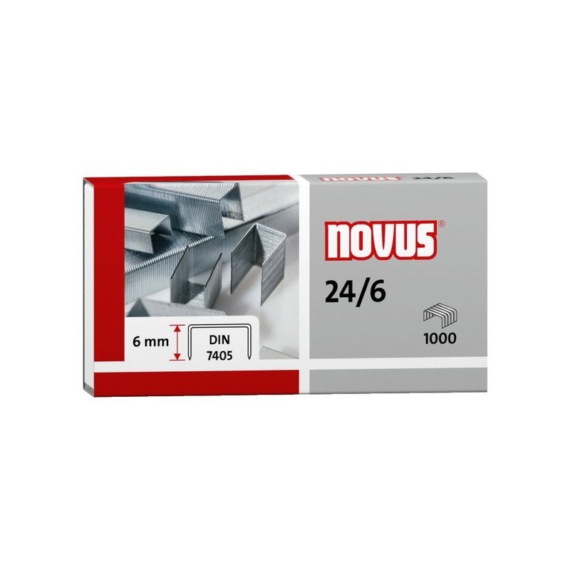 Zszywki Novus 24/6 Din 1000Szt. 040-0158