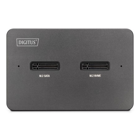 Stacja Dokująca Usb-C 3.2 Gen2 Dla Dysków Ssd M.2 Duo Nvme Oraz Sata (Max. 2X 4 Tb) Z Czytnikiem Kart Sd-Express 7.1 (Max. 2 Tb)