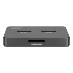 Stacja Dokująca Usb-C 3.2 Gen2 Dla Dysków Ssd M.2 Duo Nvme Oraz Sata (Max. 2X 4 Tb) Z Czytnikiem Kart Sd-Express 7.1 (Max. 2 Tb)