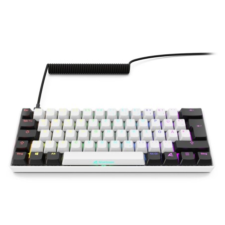 Klawiatura Sharkoon Gaming Keyboard Skiller Sgk50S4 Gen2 Biało-Żółte Rgb