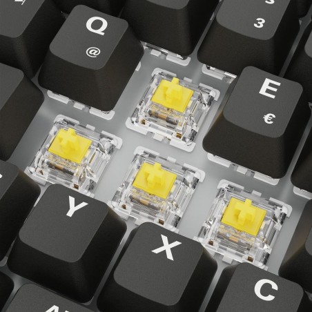Klawiatura Gamingowa Sharkoon Skiller Sgk50 S3 Pbt - Gateron G Pro 3.0 Żółta