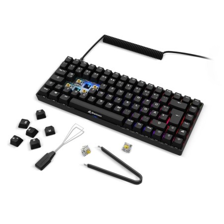 Klawiatura Gamingowa Sharkoon Skiller Sgk50 S3 Pbt - Gateron G Pro 3.0 Żółta