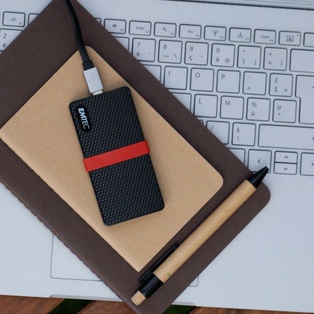 Dysk Emtec X200 - 2 Tb - Usb Type-C - 3.2 Gen 1 (3.1 Gen 1) - 450 Mb/S - 5 Gbps