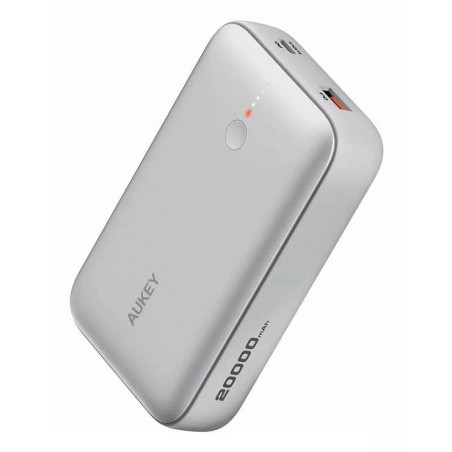 Powerbank Aukey Powerbank Spark Mini 20000Mah 20W Usb-C/Usb-A Biały