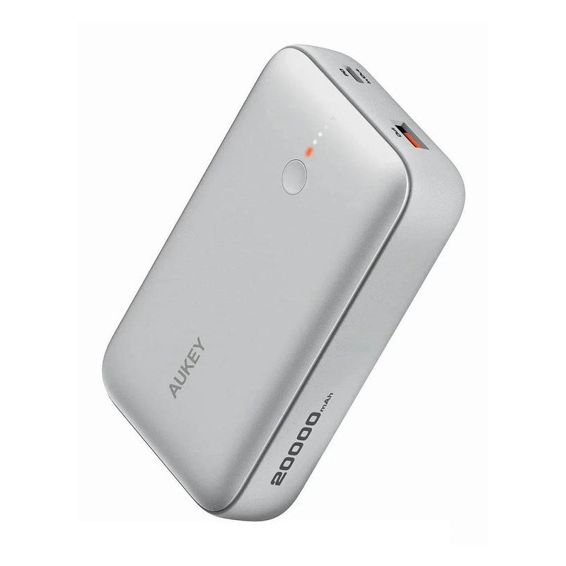 Powerbank Aukey Powerbank Spark Mini 20000Mah 20W Usb-C/Usb-A Biały