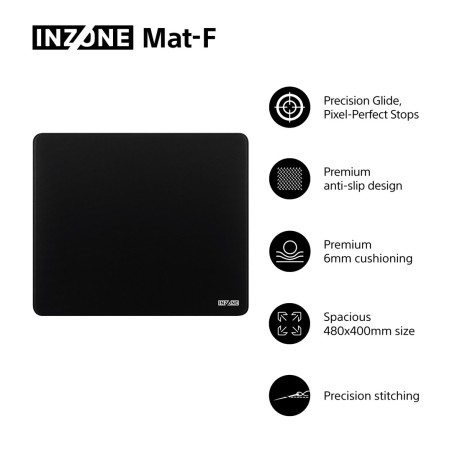 Podkładka Pod Mysz Dla Graczy Sony Inzone Mat F Czarny