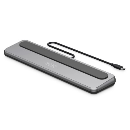 Stacja Dokująca Usb-C 12 Portowa, Max. 8K/30Hz Z Hdr, Hdmi, Dp, Max. 3 Monitory (Mst), Usb-C 3.2 Gen2, Gigabit Ethernet, Sd/Micr