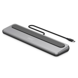 Stacja Dokująca Usb-C 12 Portowa, Max. 8K/30Hz Z Hdr, Hdmi, Dp, Max. 3 Monitory (Mst), Usb-C 3.2 Gen2, Gigabit Ethernet, Sd/Micr