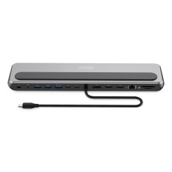 Stacja Dokująca Usb-C 12 Portowa, Max. 8K/30Hz Z Hdr, Hdmi, Dp, Max. 3 Monitory (Mst), Usb-C 3.2 Gen2, Gigabit Ethernet, Sd/Micr