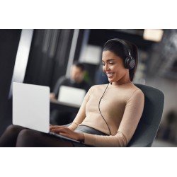 Jabra Evolve2 40 Se Zestaw Słuchawkowy Przewodowa Opaska Na Głowę Połączenia/Muzyka Usb Type-C / Usb Type-A Czarny