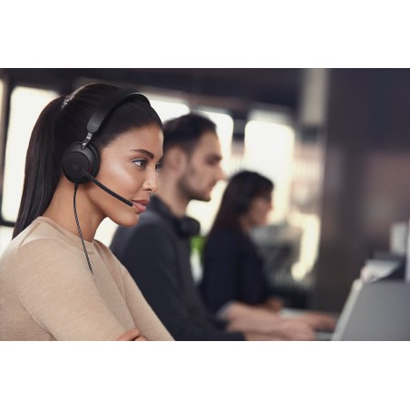 Jabra Evolve2 40 Se Zestaw Słuchawkowy Przewodowa Opaska Na Głowę Połączenia/Muzyka Usb Type-C / Usb Type-A Czarny