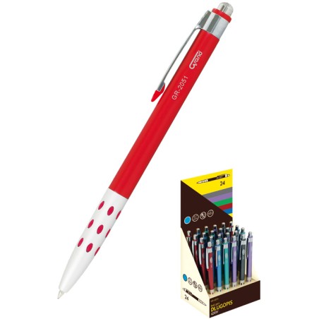 Długopis Automatyczny Gr-2051 Grand 160-1069  (Wkład Niebieski) Mix Kolorów