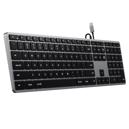 Klawiatura Satechi Slim W3 Z Układem Numerycznym Usb-C (Space Gray) Us