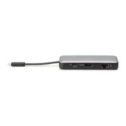Stacja Dokująca Podróżna Usb Typ C 7-Portów Hdmi 4K/60Hz Pd 3.0