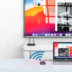 Bezprzewodowa Karta Sieciowa Usb-C Verbatim Share My Screen 1080P Wda-01