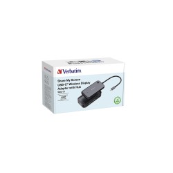 Bezprzewodowa Karta Sieciowa Usb-C Verbatim Share My Screen 1080P Wda-01