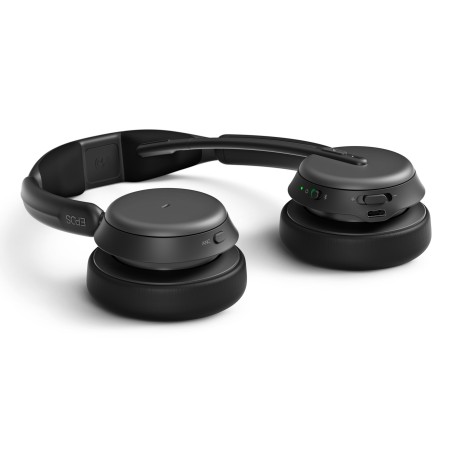 Zestaw Słuchawkowy Epos Impact 1061 Anc Bezprzewodowy Opaska Na Głowę Biuro/Centrum Telefoniczne Bluetooth Podstawka Do Ładowani