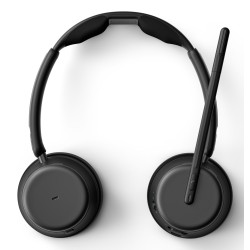 Zestaw Słuchawkowy Epos Impact 1061 Anc Bezprzewodowy Opaska Na Głowę Biuro/Centrum Telefoniczne Bluetooth Podstawka Do Ładowani