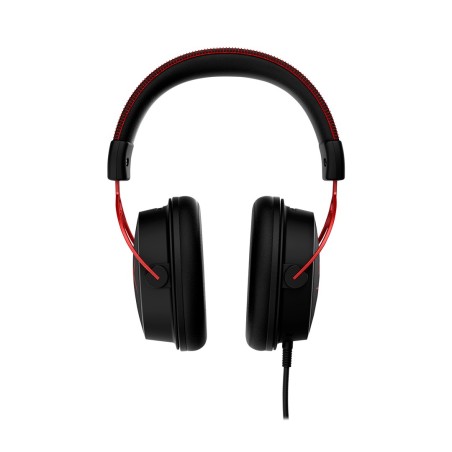 Zestaw Słuchawkowy Do Gier Hyperx Cloud Alpha Czarno-Czerwony, Przewodowy, 13 - 27000 Hz, Gaming, 298 G, Czerwony