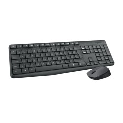Logitech Klawiatura Mk235 Wireless Kbd+Mouse Grey Cz