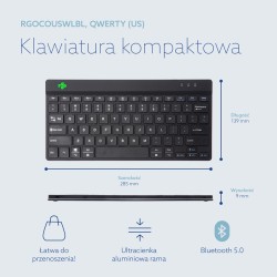 Klawiatura R-Go Compact Break - Tastatur - Multie