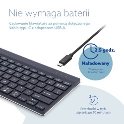 Klawiatura R-Go Compact Break - Tastatur - Multie