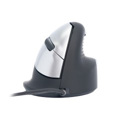 Ergonomiczna Mysz Dla Praworęcznych R-Go Pele He Usb Duża Czarna/Srebrna Retail