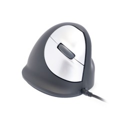 Ergonomiczna Mysz Dla Praworęcznych R-Go Pele He Usb Duża Czarna/Srebrna Retail