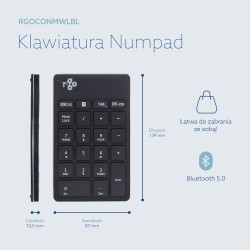 Klawiatura Numeryczna R-Go Numpad Break Czarna
