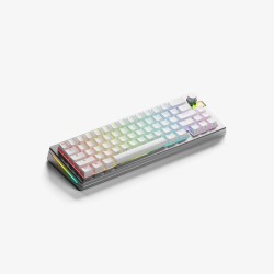 Klawiatura Glorious Gmmk 3 Pro He Wireless 65% Custom Gaming-Tastatur - Pre-Built, Ansi (Usa), Fox He Switches, Srebrna