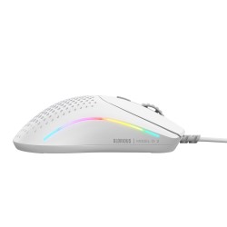 Myszka Glorious Model O 2 Mini Gaming Maus, Rgb - Biała