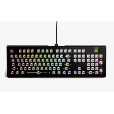 Klawiatura Glorious Gmmk 3 Pro 100% Custom Gaming - Barebone, Ansi-Layout, Schwarz