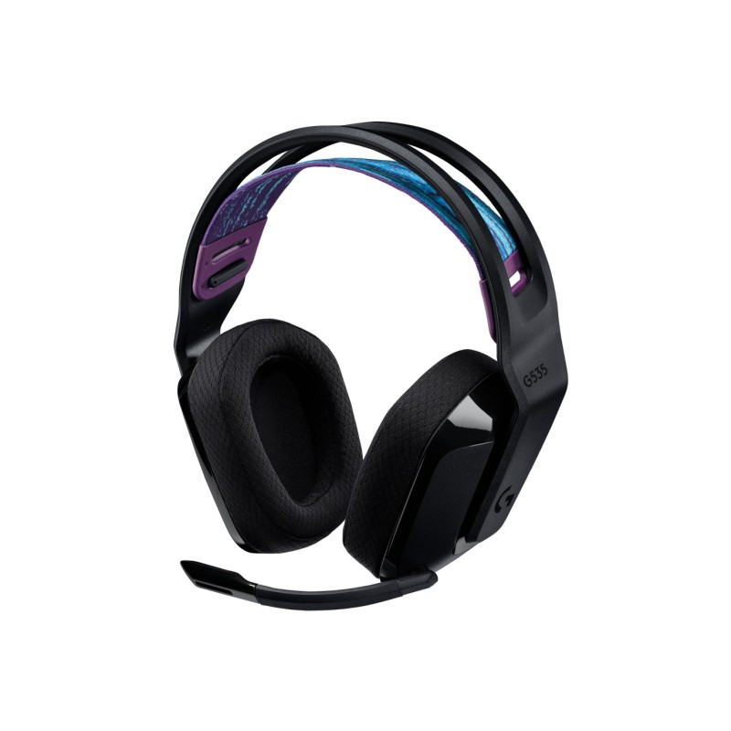 Logitech G G535 Zestaw Słuchawkowy Bezprzewodowy Opaska Na Głowę Gaming Czarny