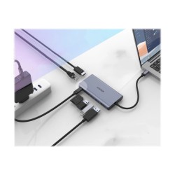 Unitek Hub Usb-C 2X Usb 3.1, Hdmi, Dp, Rj45, Sd
