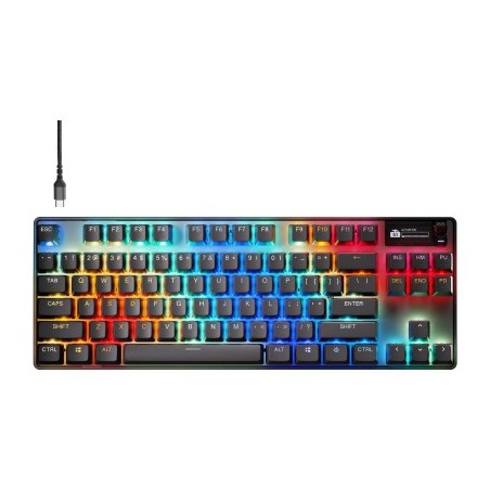 Steelseries Apex Pro Tkl Gen 3 Klawiatura Gaming Usb Us English Czarny