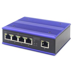 Assmann Electronic Dn-651118 Łącza Sieciowe Gigabit Ethernet (10/100/1000) Czarny, Niebieski