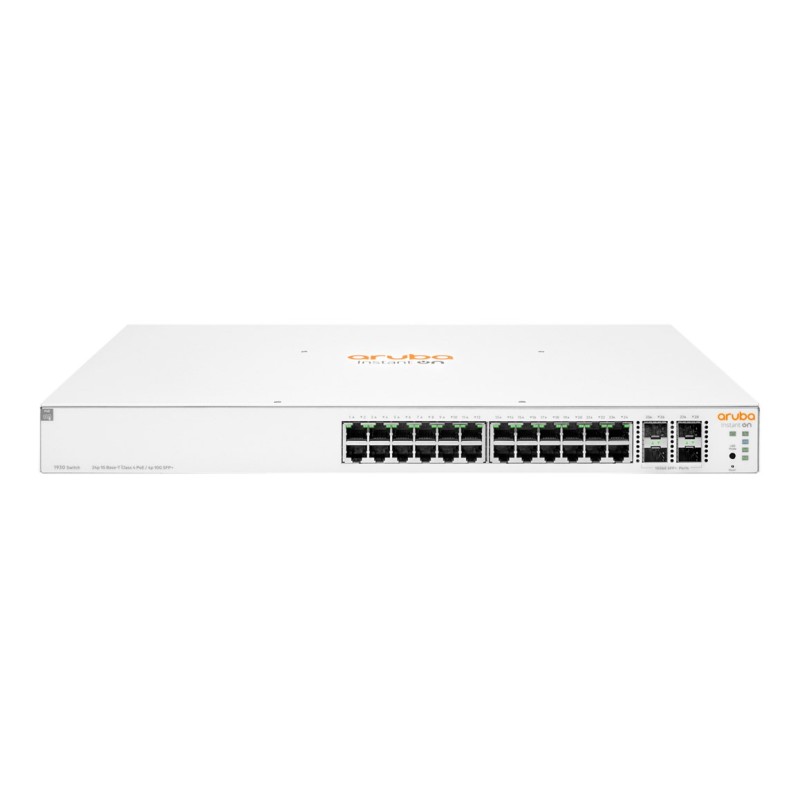 Hpe Aruba Networking Aruba Instant On 1930 24G Class4 Poe 4Sfp/Sfp+ 370W Zarządzany L2+ Gigabit Ethernet (10/100/1000) Obsługa P