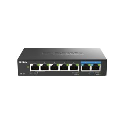 Switch Sieciowy D-Link Dms-107/E Łącza Sieciowe Nie Zarządzany Gigabit Ethernet (10/100/1000) Czarny
