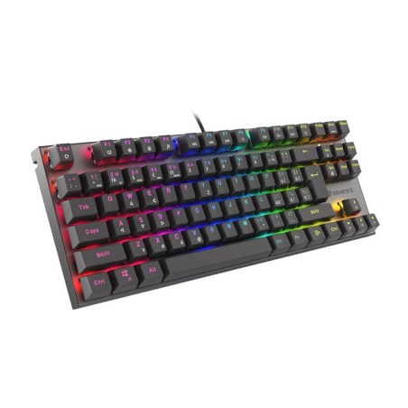 Klawiatura Dla Graczy Genesis Thor 303 Tkl Cz/Sk Podświetlenie Rgb Mechaniczna Red Czarna Hot Swap