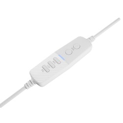 Genesis Neon 764 Zestaw Słuchawkowy Przewodowa Opaska Na Głowę Gaming Usb Typu-A Biały