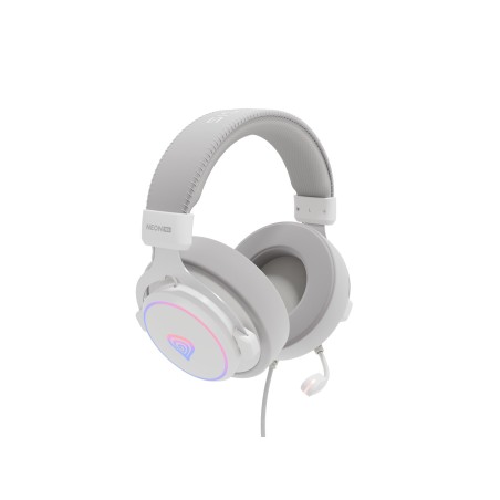 Genesis Neon 764 Zestaw Słuchawkowy Przewodowa Opaska Na Głowę Gaming Usb Typu-A Biały
