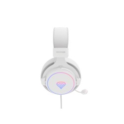 Genesis Neon 764 Zestaw Słuchawkowy Przewodowa Opaska Na Głowę Gaming Usb Typu-A Biały