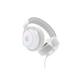 Genesis Neon 764 Zestaw Słuchawkowy Przewodowa Opaska Na Głowę Gaming Usb Typu-A Biały